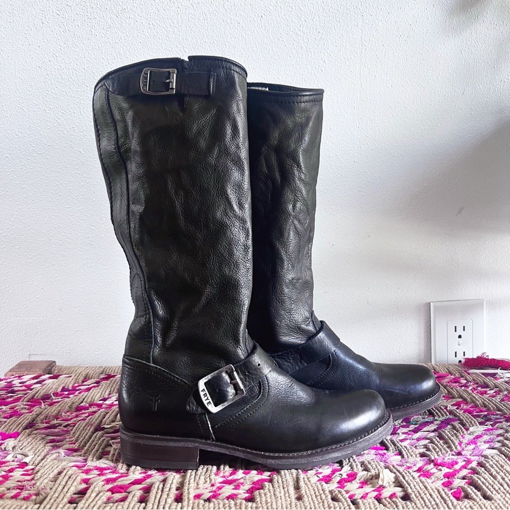 Frye Boots Veronica slouch boots